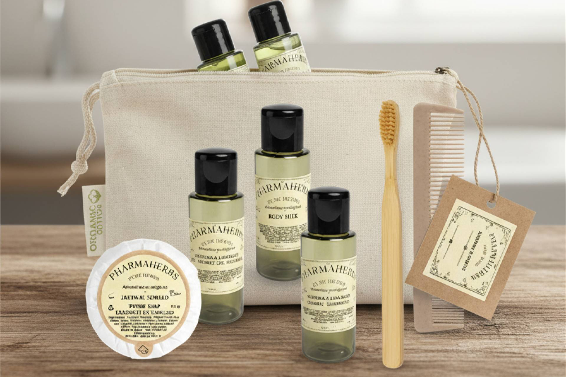 Kits para pacientes en hospitales; higiene y comodidad en entornos sanitarios