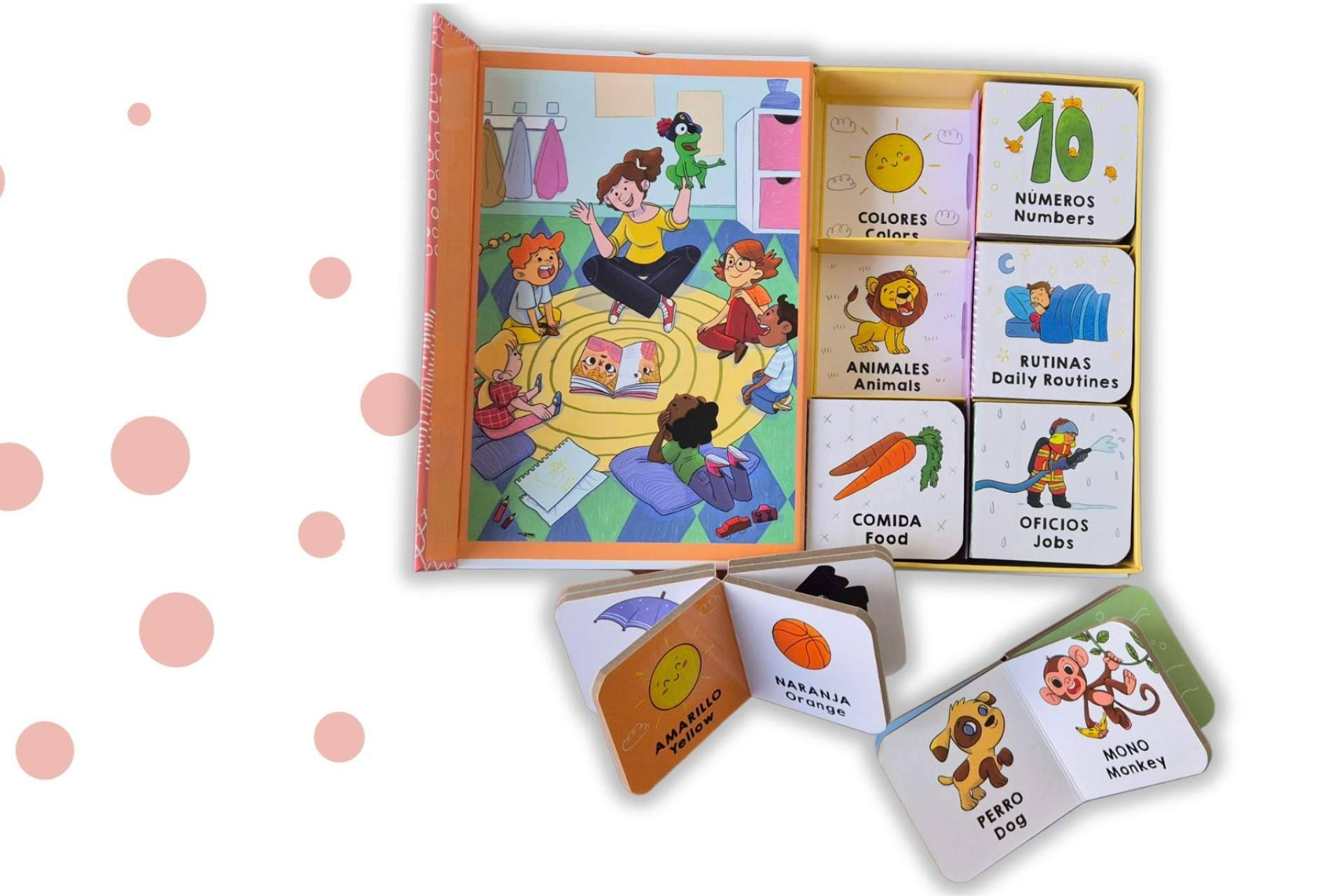 ¡Aprender jugando! Minilibros bilingües para descubrir palabras en español e inglés